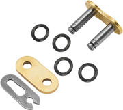 RK Excel GB520 SO Gold Drive Chain GB520SO-CL - Gold Master Link GB520SO Clip