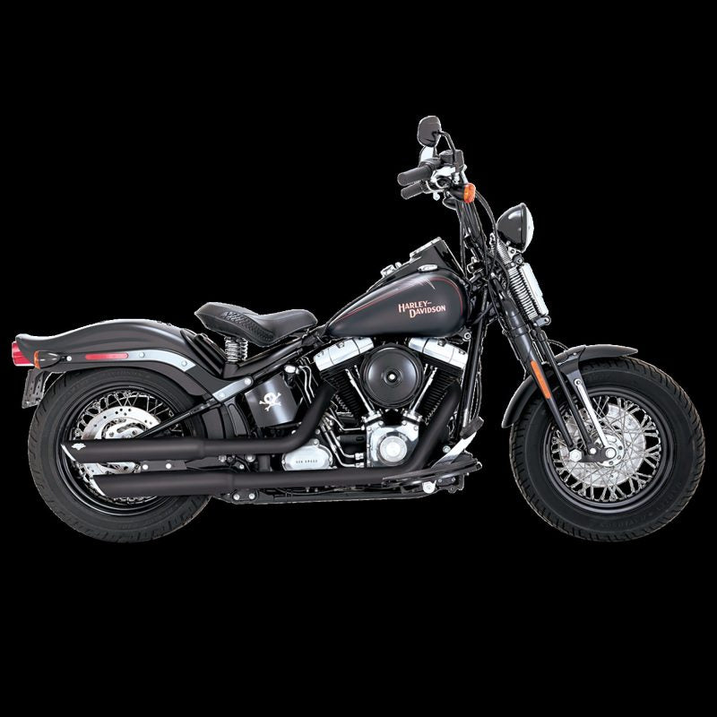 Vance & Hines HD Softail Deluxe/Slim/Crossbones Ts S/OS Slip-On Exhaust - 46341