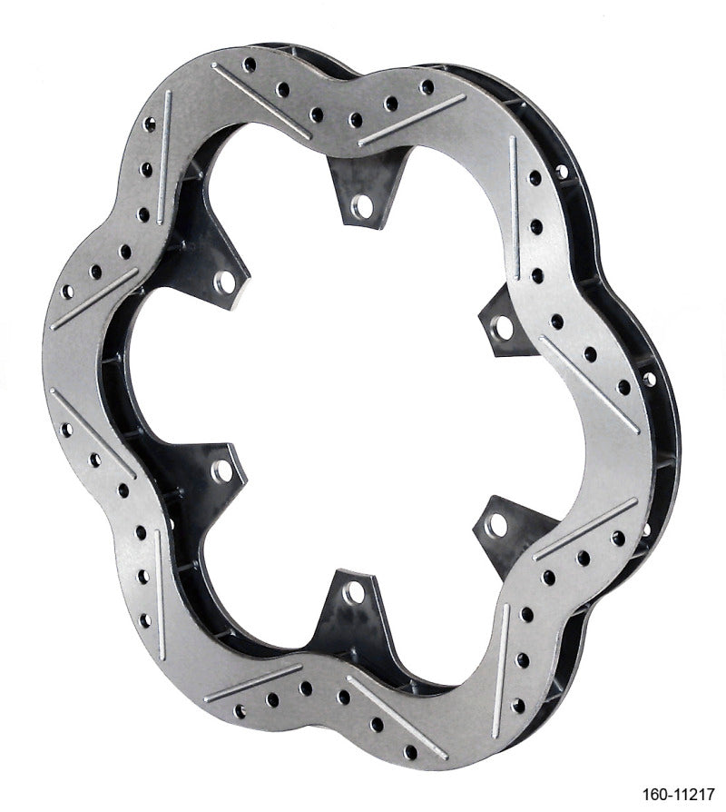 Wilwood 160-11217 Wilwood Rotor-Stainless Scalloped 10.50 x .810 - 6 on 5.50in