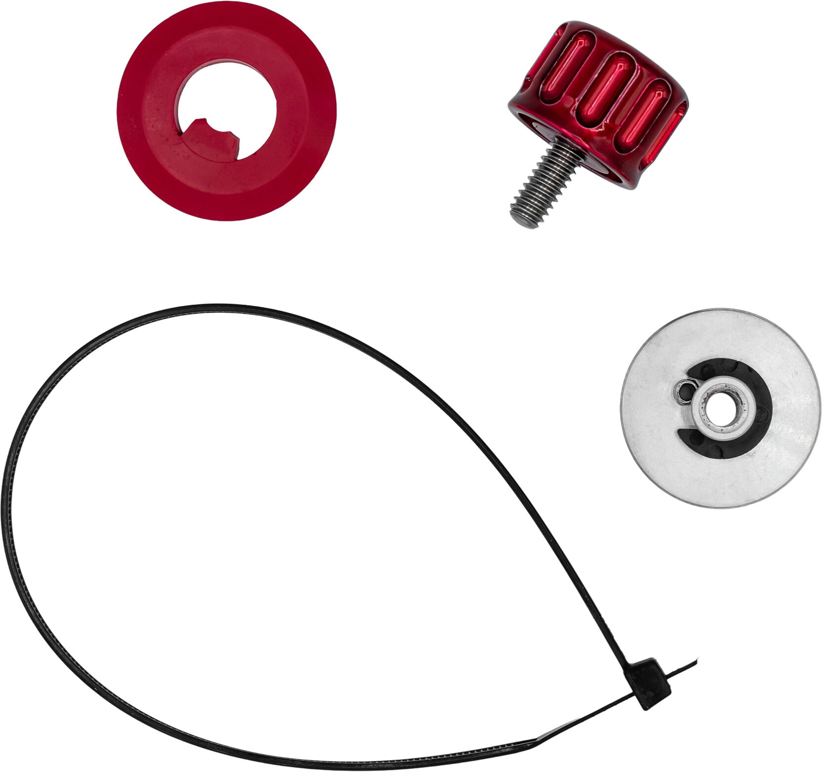 Santoro Fabworx Seat Screws SF20004 - Red Screw