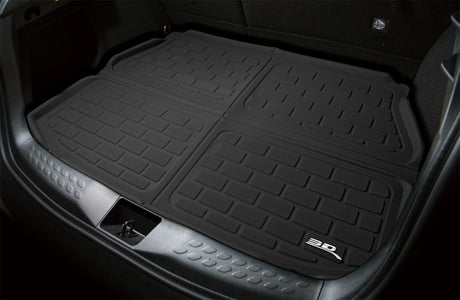 3D MAXpider 19-24 BMW X4 (G02) (w/o Spare Tire) Kagu Cross Fold Cargo Liner -Black - M1BM1011309