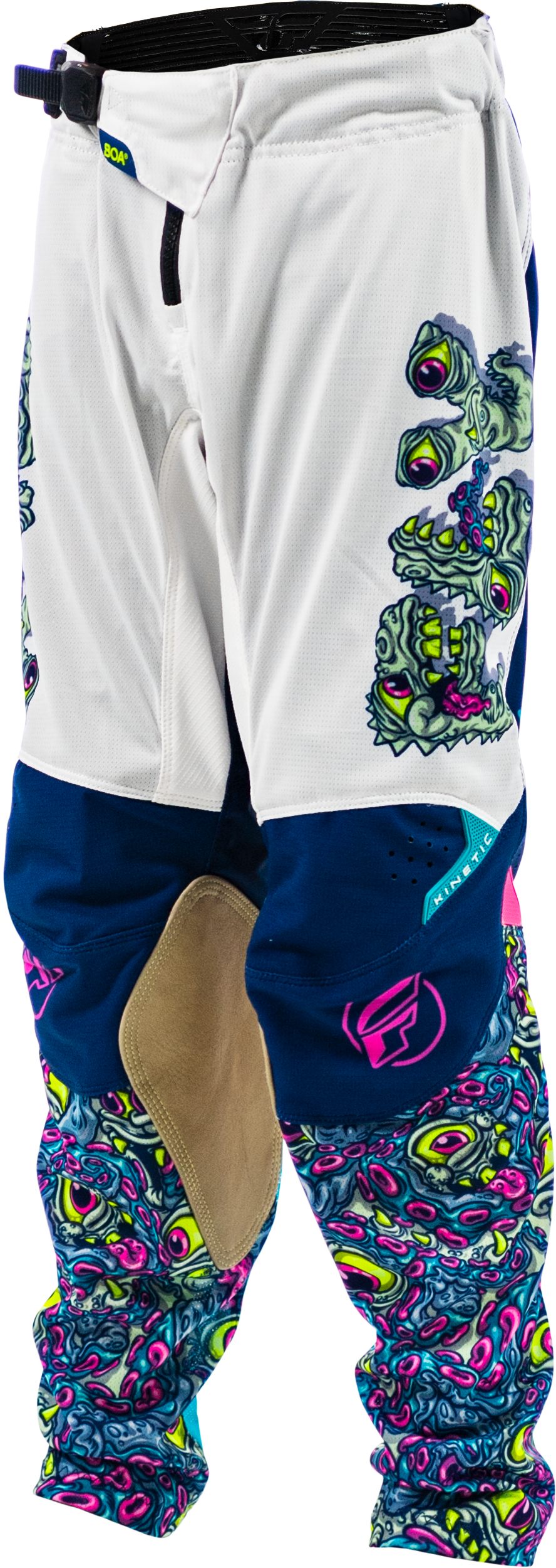 Yth Kinetic Mutant Mesh Pants White/Blue/Multi Sz 24