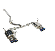 Remark RK-C4076S-02T Remark 2022+ Subaru WRX Cat-Back Exhaust w/ Burnt Stainless Tip Cover