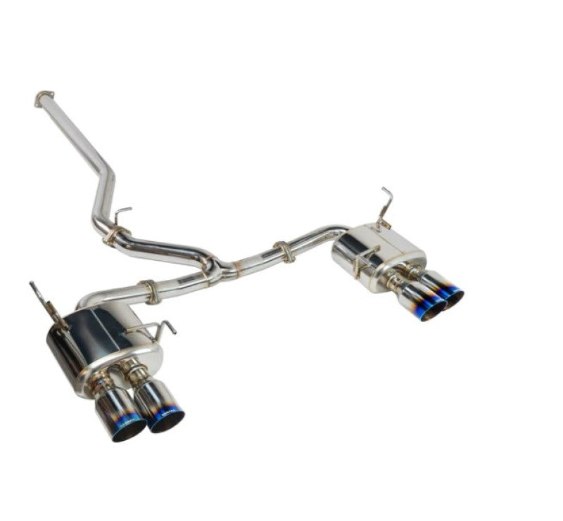 Remark RK-C4076S-02T Remark 2022+ Subaru WRX Cat-Back Exhaust w/ Burnt Stainless Tip Cover