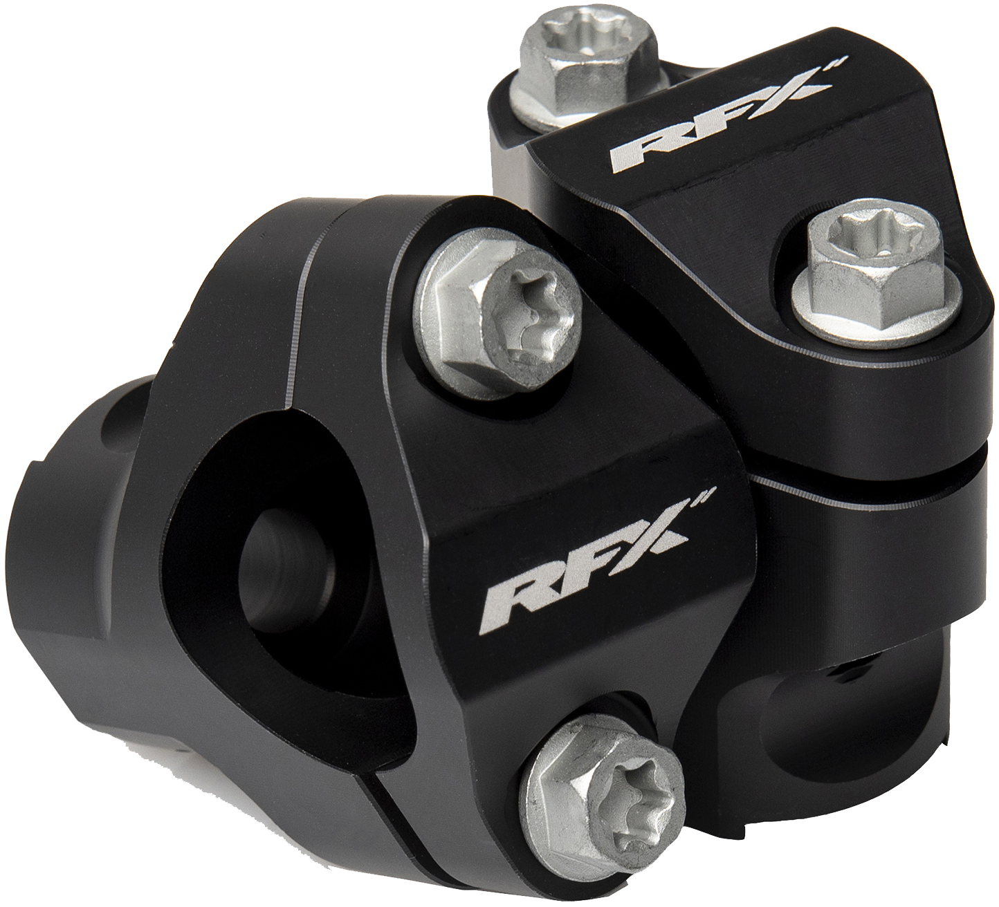 RFX Handlebar Mounts FXHM 50128 55BK - Black Mount Kit HUS