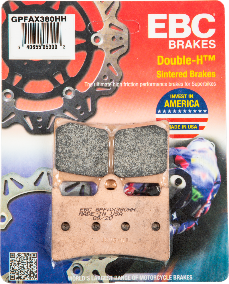 EBC Gpfax Sintered Road Race Brake Pads Gpfax380HH