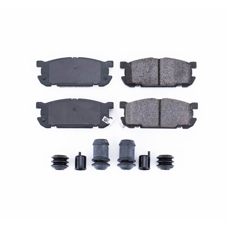 PowerStop 17-891 Power Stop 01-05 Mazda Miata Rear Z17 Evolution Ceramic Brake Pads w/Hardware