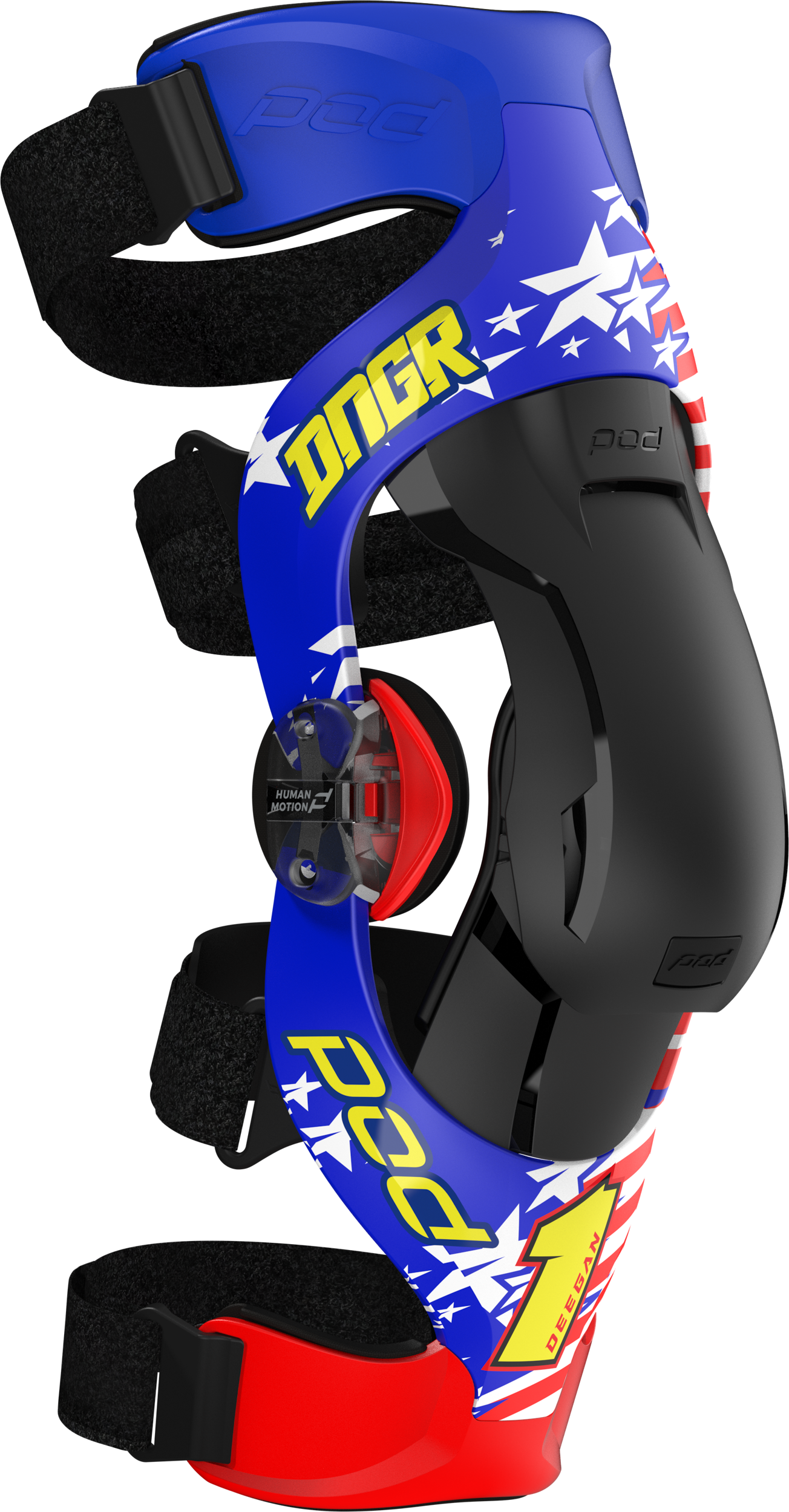 POD K4 V2.0 LE Knee Brace Guards/Braces K4027-Dble2-XS/SM - XS 2.0 PR Danger Boy