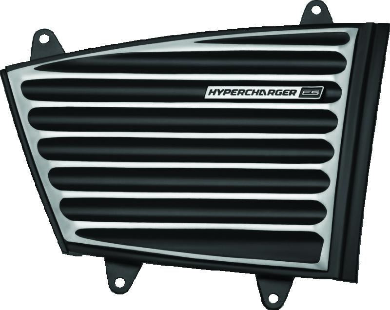 Kuryakyn 9369 Kuryakyn Classic Faceplate Hypercharger ES Black & Chrome - 9369