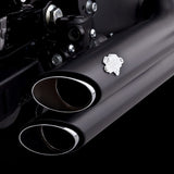 Vance & Hines HD Sportster 14-22 Shortshots Staggered Black Full System Exhaust - 47329