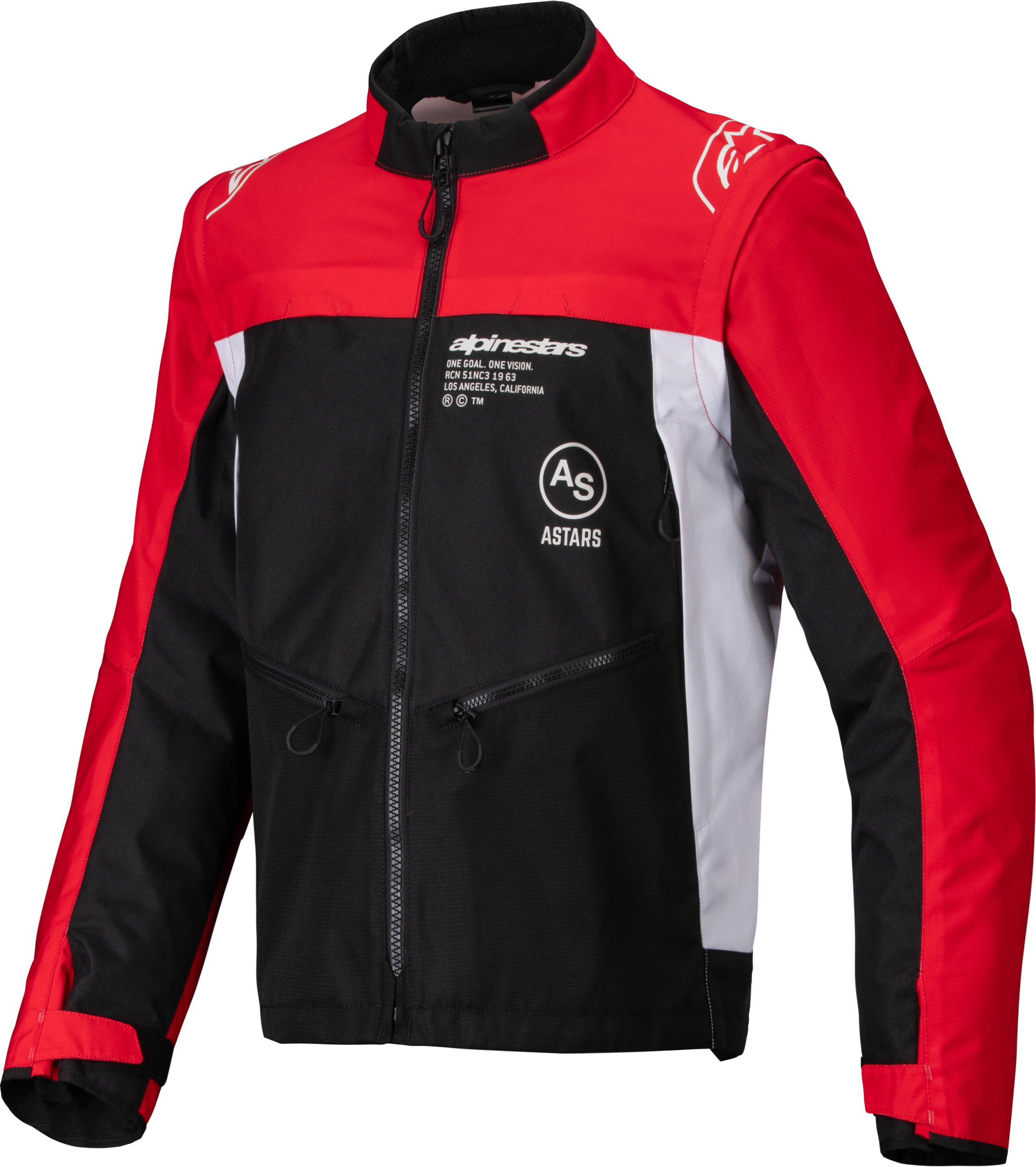 Pro Dura Jacket Black/Bright Red/White Xl