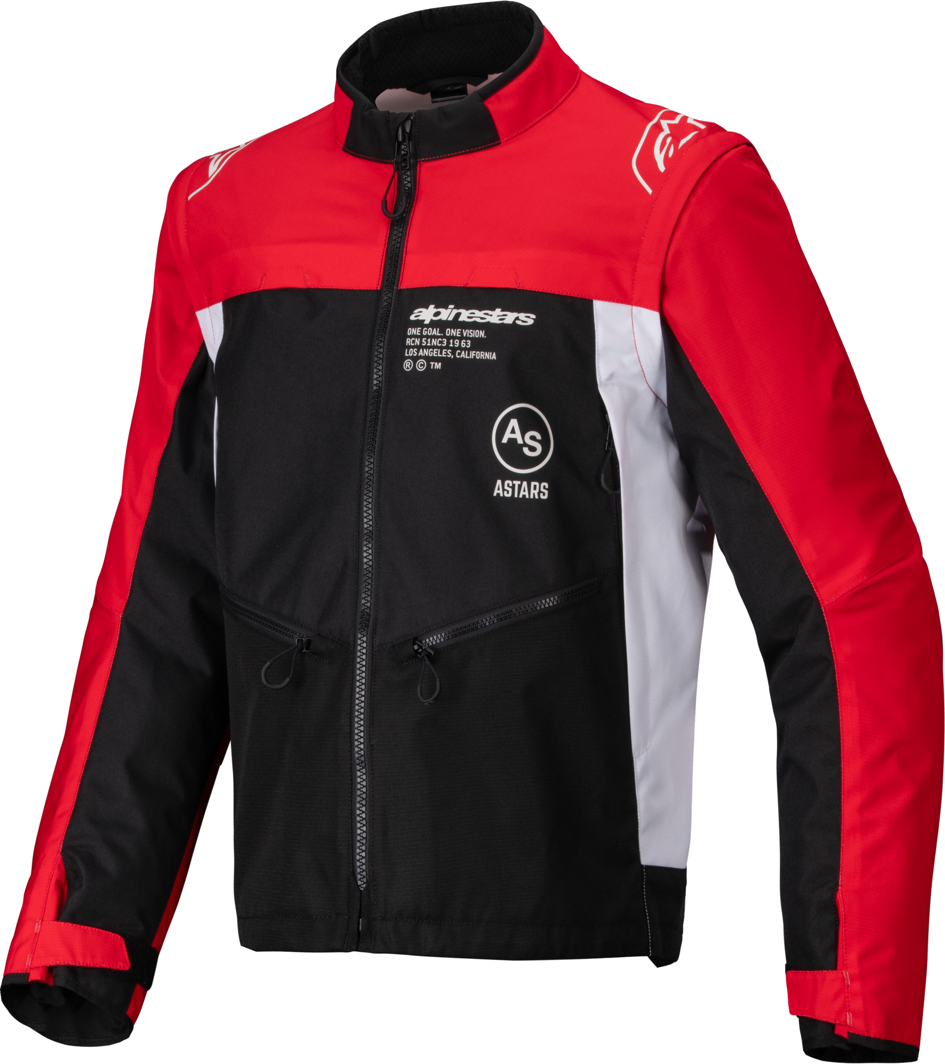 Pro Dura Jacket Black/Bright Red/White 3x