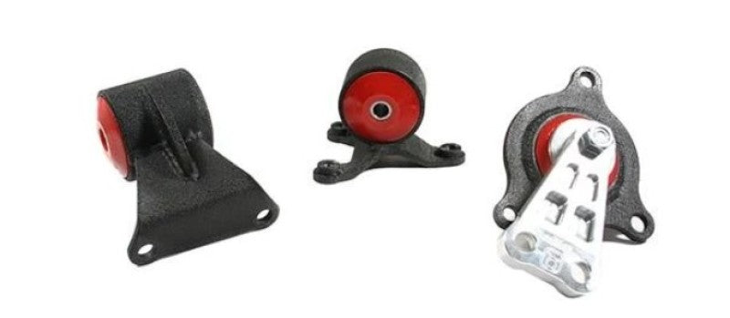 Innovative Mounts 90651-75A Innovative 02-06 Acura RSX K-Series/Base Automatic Black Aluminum Replacement Mount Kit 75A Bushings