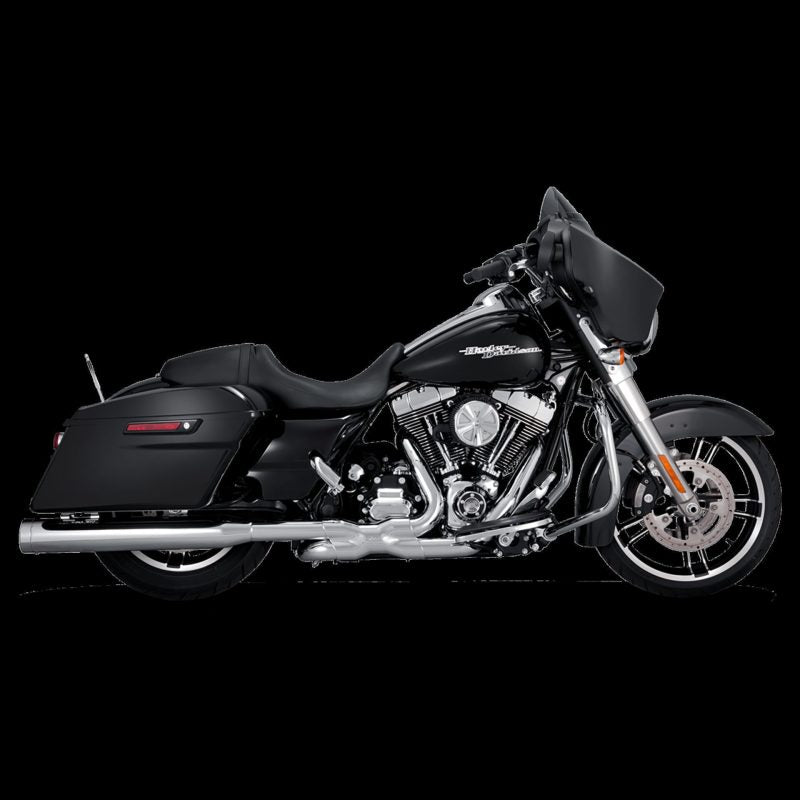 Vance & Hines HD Dresser 17-22 Monster Round Chrome Slip-On Exhaust - 16780