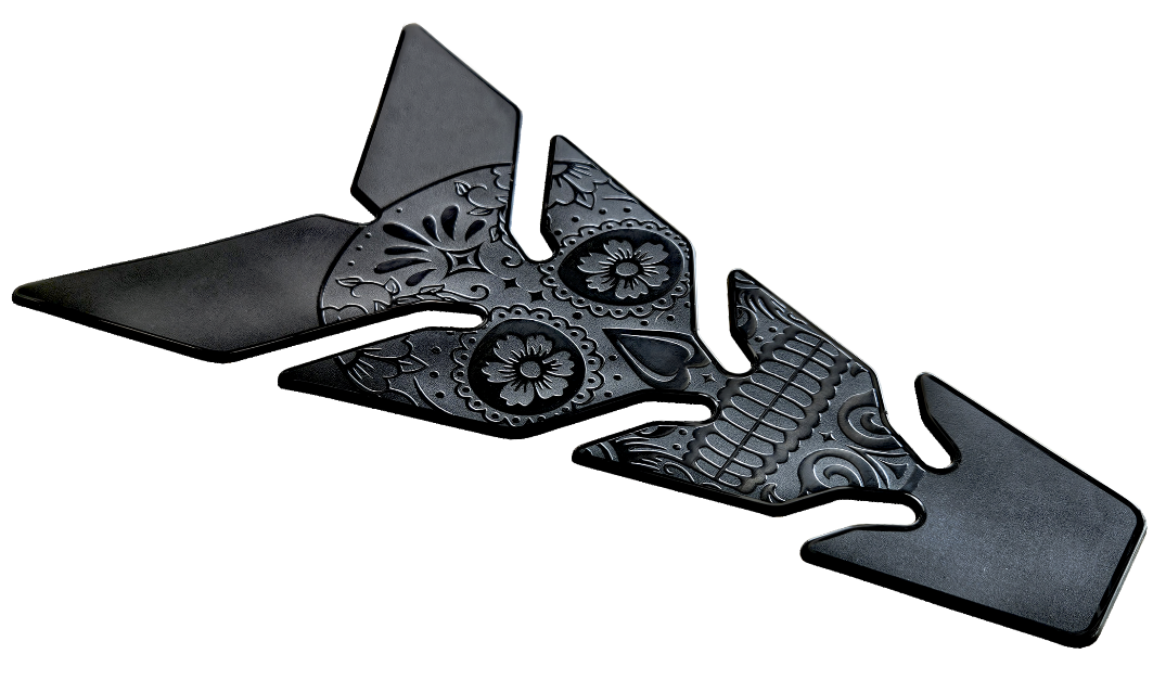 ONE Emblems Ultra-Thin Tank Pads Accessories XT4 - Black Ultra-Thin Pad Skull