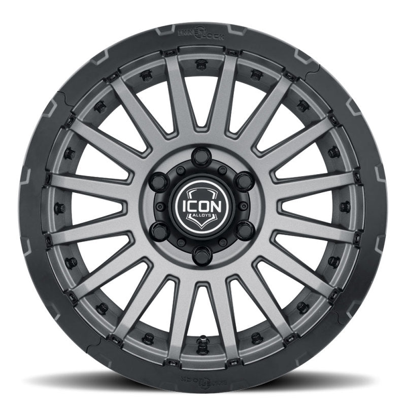 ICON 23617858347CH ICON Recon Pro 17x8.5 6x5.5 0mm Offset 4.75in BS 106.1mm Bore Charcoal Wheel