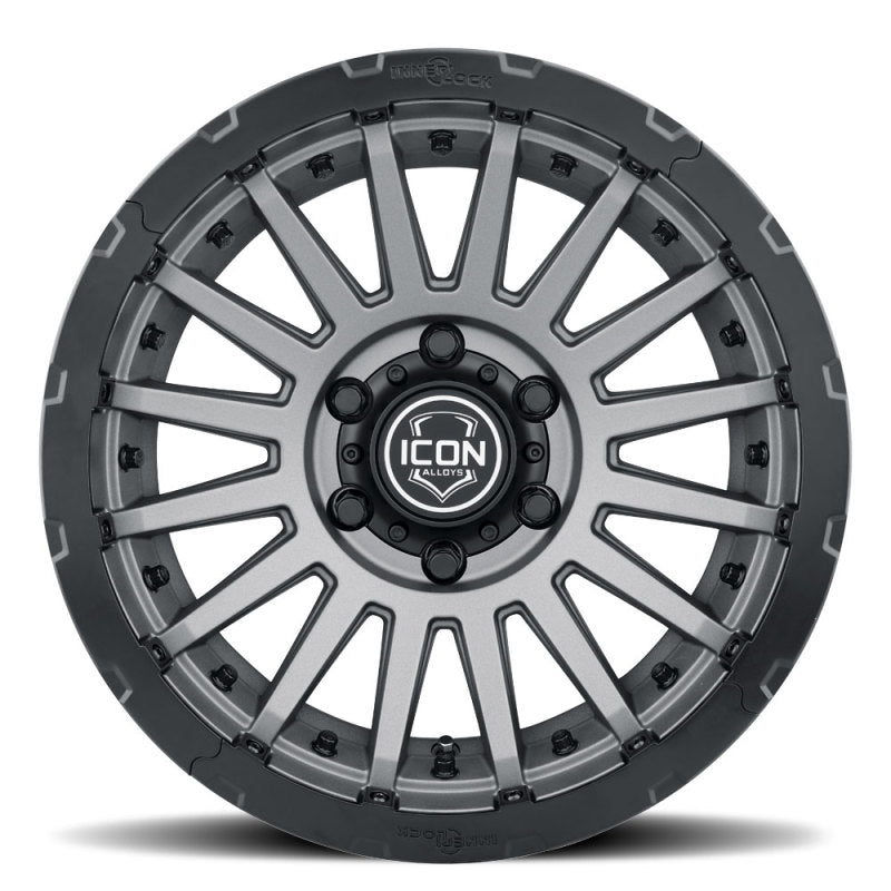 ICON Recon Pro 17x8.5 5 x 150 25mm Offset 5.75in BS Charcoal Wheel - 23617855557CH