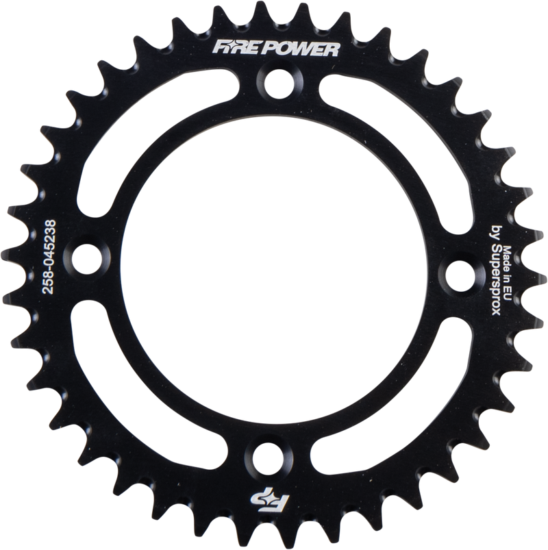 FPA-452-38-BLK Fire Power Rear Sprocket Aluminum 38T Blk