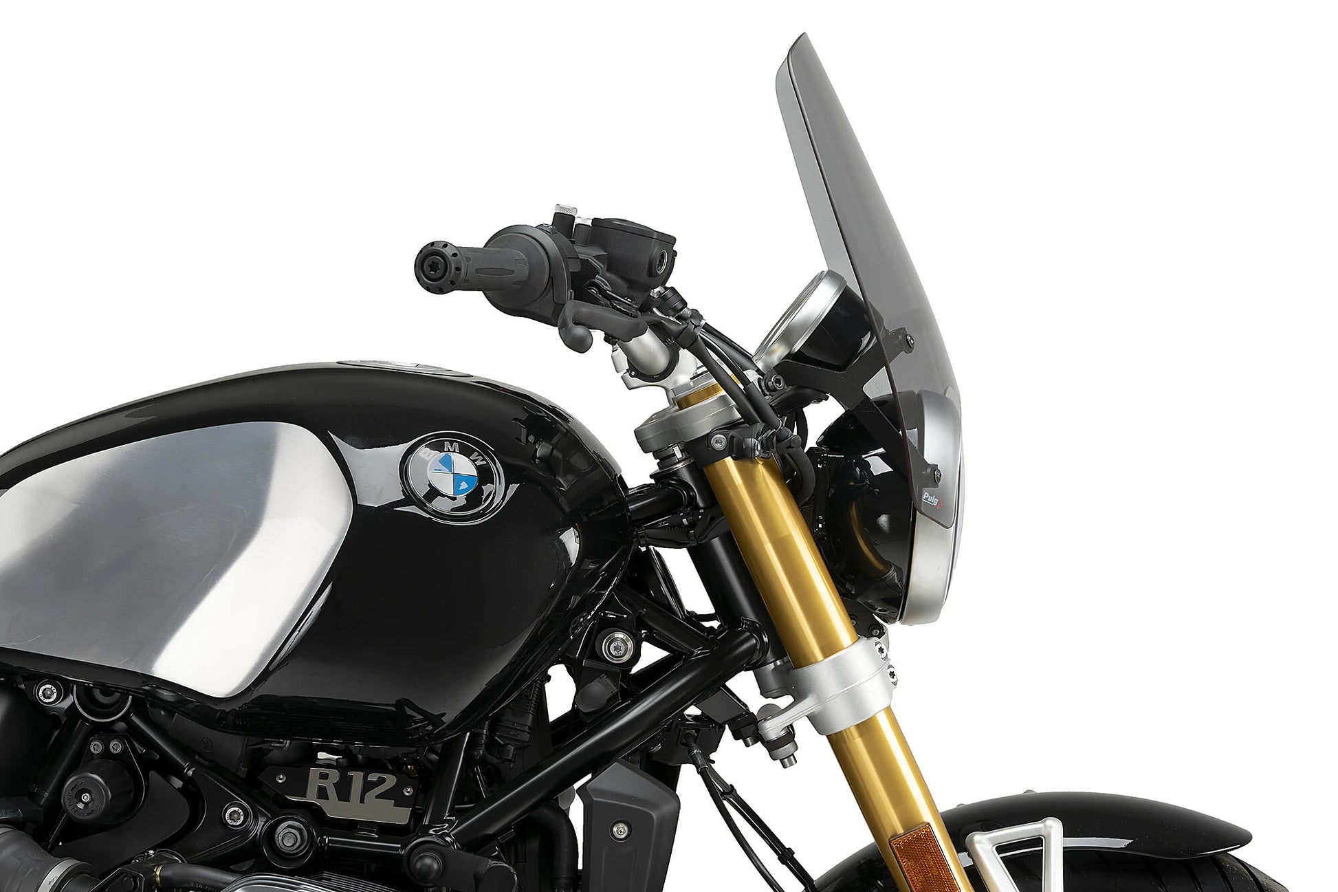 Puig Touring Windscreen Windshield/Windscreen 22134H - Smoke Naked New Gen