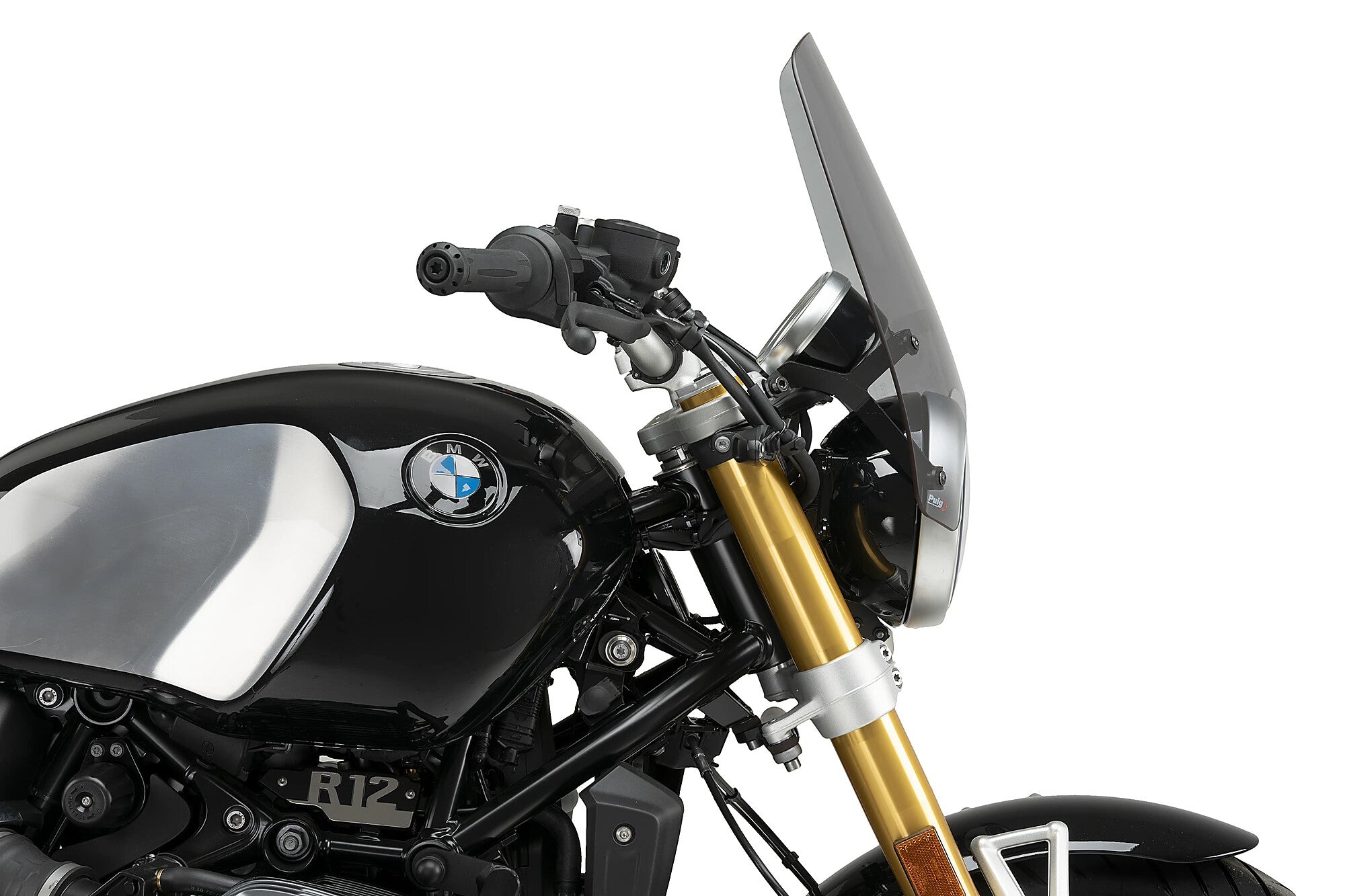 Puig Touring Windscreen Windshield/Windscreen 22134H - Smoke Naked New Gen