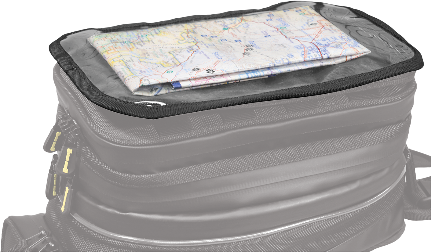 Nelson-Rigg Trails End GA Map Pocket Luggage RG-ADV-MAP - Black