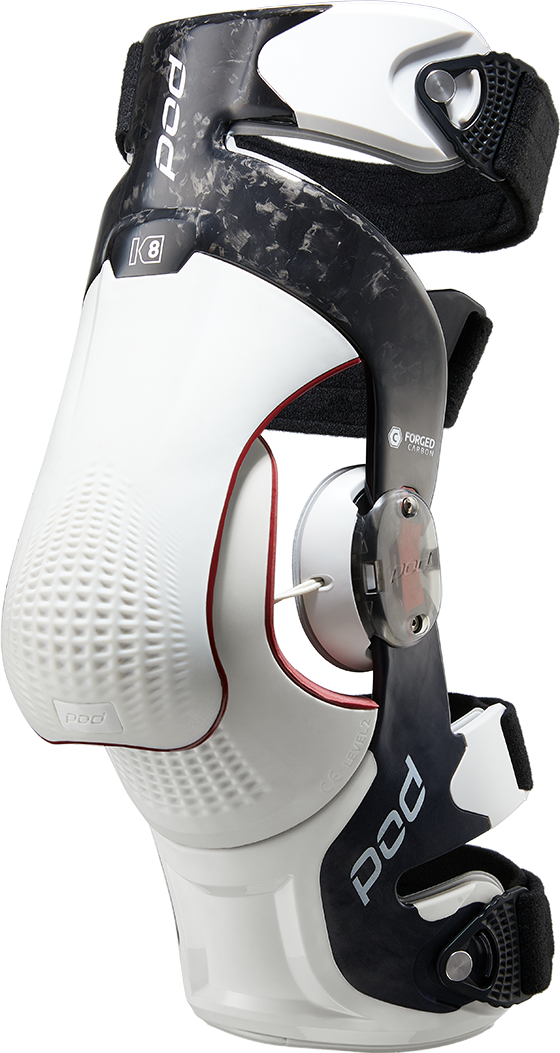 K8 3.0 Knee Brace Carbon (Lt) Carbon/White Sm - POD