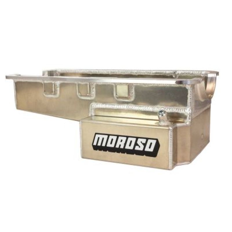 Moroso 20537 Moroso Ford 289-302 Road Race Baffled Front Sump 8in Deep Aluminum Oil Pan