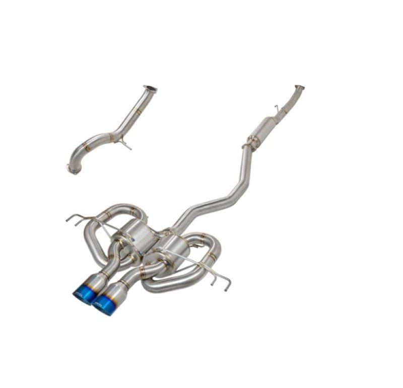 Remark RK-C2076H-01LT Remark 17-21 Honda Civic Type-R (FK8) Sports Touring Titanium Catback Exhaust w/ Front Pipe