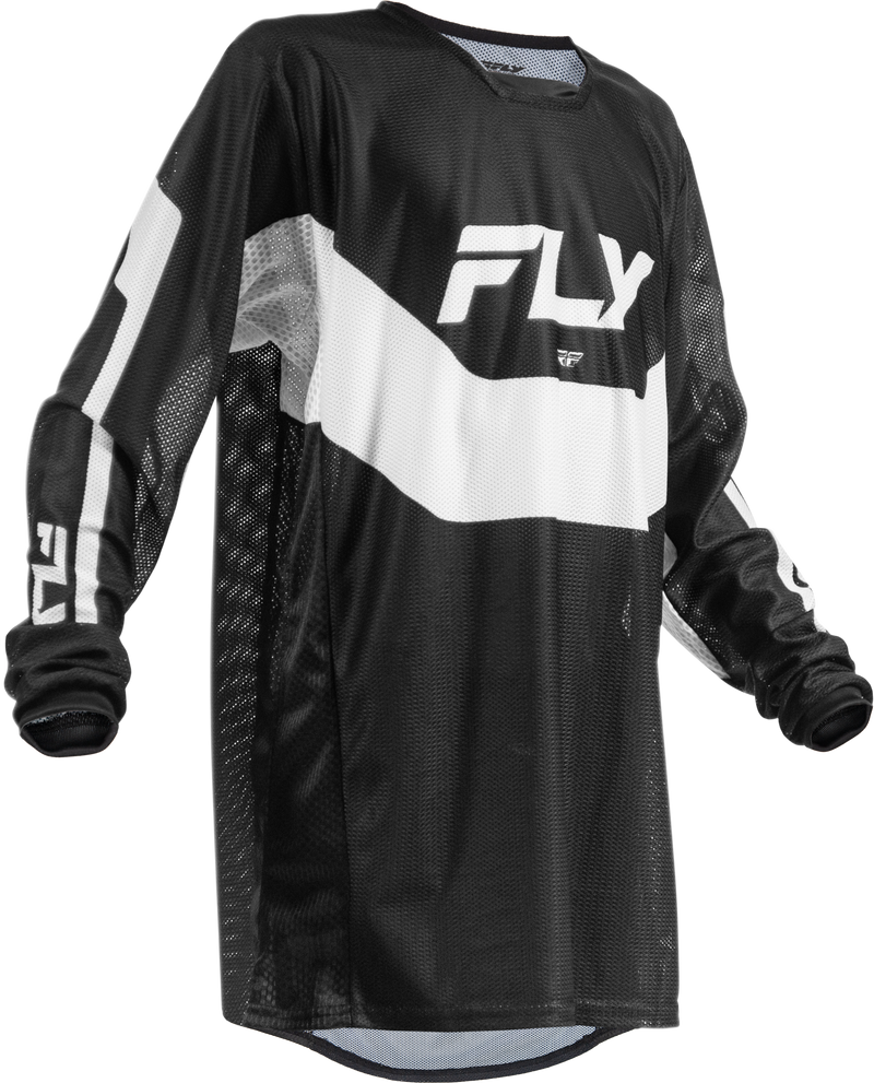 Yth Kinetic Mesh Jersey Black/White Ym