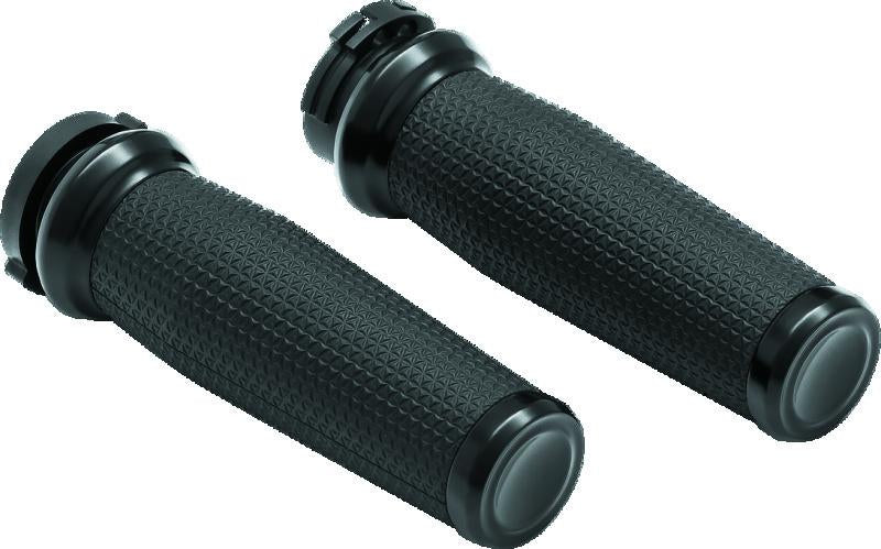 Kuryakyn 5941 Kuryakyn Thresher Grips Dual Cable Black