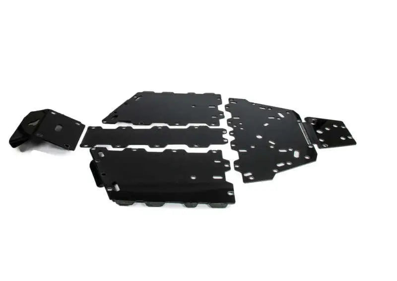 Black metal skid plates for vehicle underbody protection from Rival Powersports USA