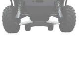 ATV rear view showing Rival Powersports USA Front A Arm Guards for powersports USA