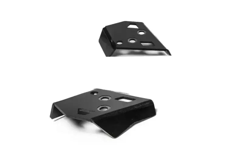 Black metal brackets with holes for powersports usa Rival Powersports USA Rear A Arm Guards