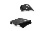 Black metal brackets for powersports USA Rival Powersports rear A arm guards