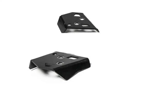 Black metal brackets for powersports USA Rival Powersports rear A arm guards