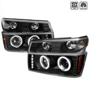 2LCLHP-COL04HJM-TM Spec-D Tunin Combo: 04-11 Proj H.L + Corner Ligh - Headlight Assembly
