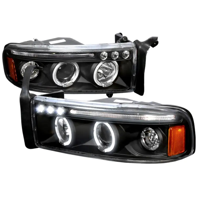 2LHP-RAM94JM-TM Spec-D Tunin Halo Led Projector Black - Headlight Assembly