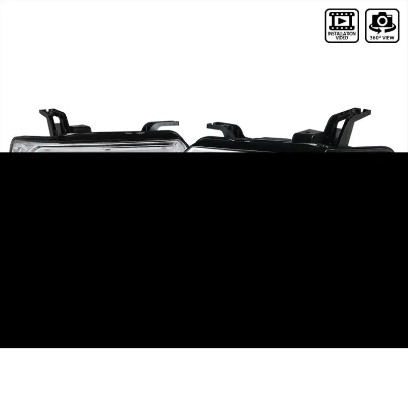2LHP-SIE14-TM Spec-D Tunin Projector Headlights - Chrome - Headlight Assembly
