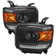 2LHP-SIE14JM-DRL-GO Spec-D Tunin Projector Headlight With Led Bar - Assembly