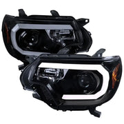 2LHP-TAC12G-TM Spec-D Tunin Projector Headlights- Glossy Black - Headlight Assembly