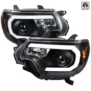 2LHP-TAC12JM-TM Spec-D Tunin Projector Headlights- Black - Headlight Assembly