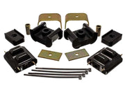 Energy Suspension 3.1124G Energy Suspension 73-84 K5 Blazer 4WD Fullsize Black Complete Motor&Trans Mount Set Zinc Finish