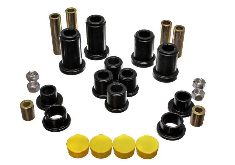 Energy Suspension 3.3190G Energy Suspension 99-07 General Motors (Various) Black Front End Control Arm Bushing Set