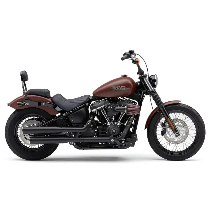 3" Rpt Slip Ons Black Softail 18 22 - COBRA