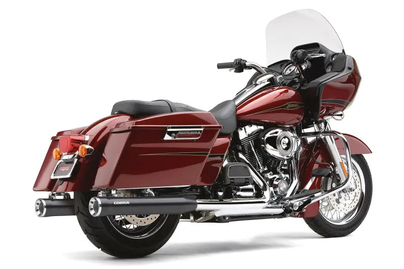 3" Rpt Slip Ons Black Flh/Flt 95 16 - COBRA