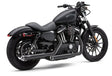 3" Rpt Slip Ons Black Sportster 04 13 - COBRA