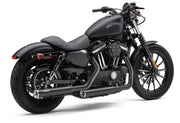 3" Rpt Slip Ons Black Sportster 04 13 - COBRA