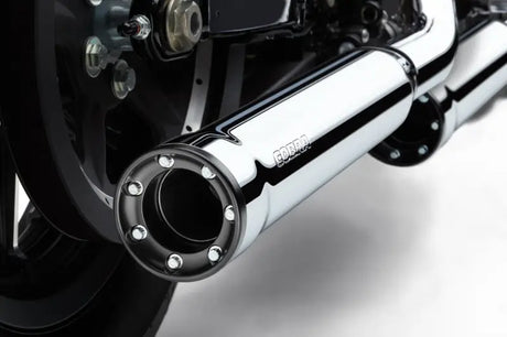 3" Rpt Slip Ons Chrome Sportster 14 22 - COBRA