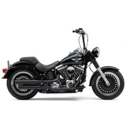 3" Nh Series Slip Ons Black Fat Boy/Dce 07 17 - COBRA