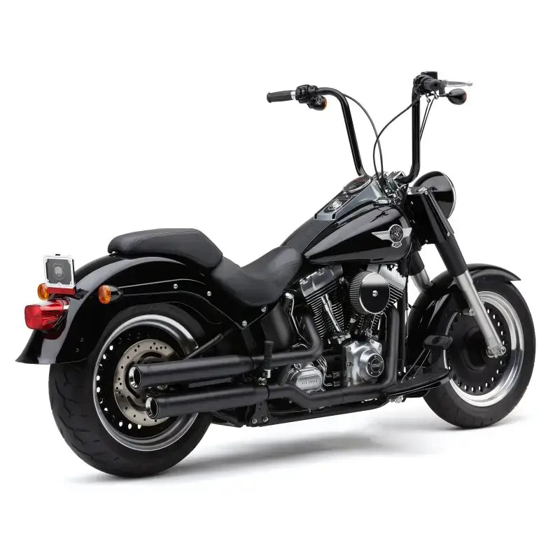 3" Nh Series Slip Ons Black Fat Boy/Dce 07 17 - COBRA